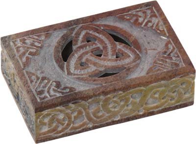 Soapstone Triquetra Box - 4X6