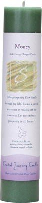 Reiki Charge Herbal Pillar Candle Money