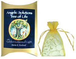 Angelic Solutions Tree of Life Golden Letters of Light Guidebook/Stones Kit - metaphysical