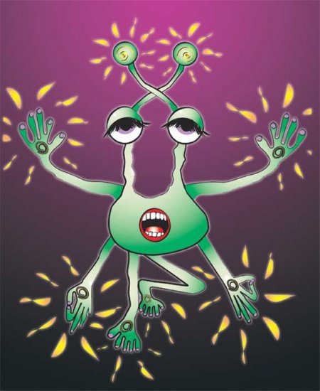 Spiritual Alien 11 x 17 Giclee Print