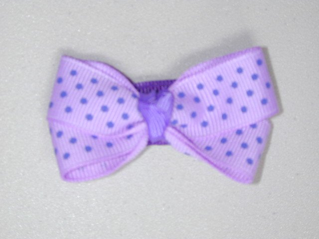 2" baby bow - lavender & purple