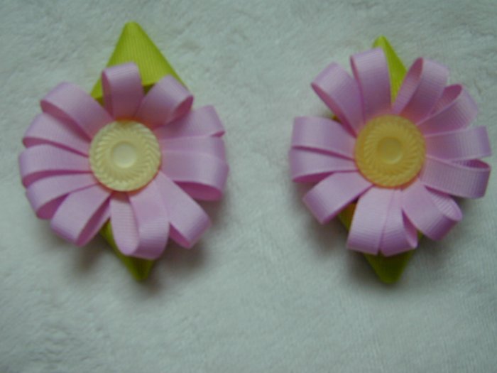 Pink Easter Flower clip