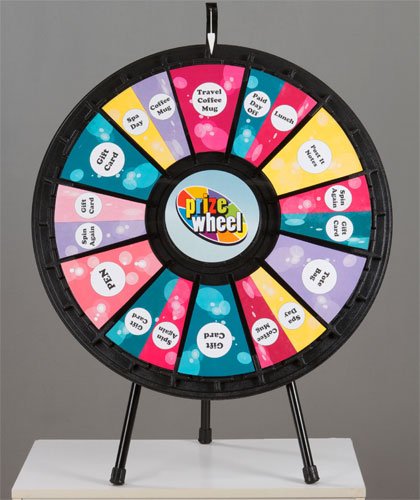 12 to 24-Slot Tabletop Prize Wheel