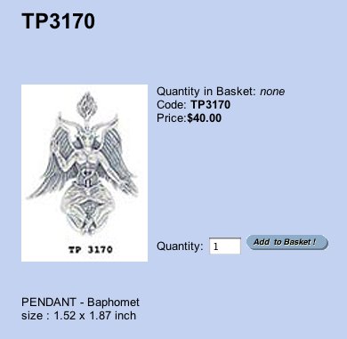 Baphomet Pendant