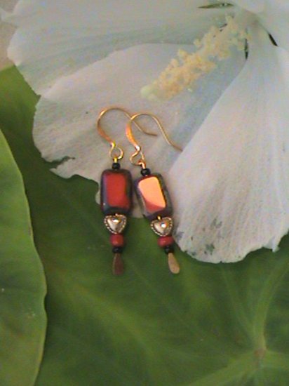 Opaque Red Czech Glass II
