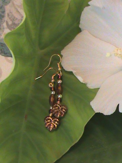 Luster Leaf brown & gold