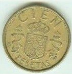 Spanish 100 Pesetas (1989)
