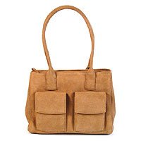 Leather handbag, 'The Di Bag' 139260