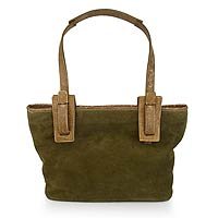 Leather handbag, 'Muskwood' 170007