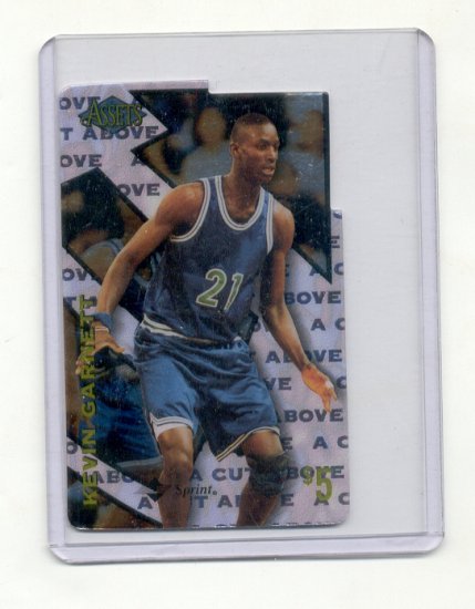 Kevin Garnett Boston Celtics Telephone Card Pre Rookie