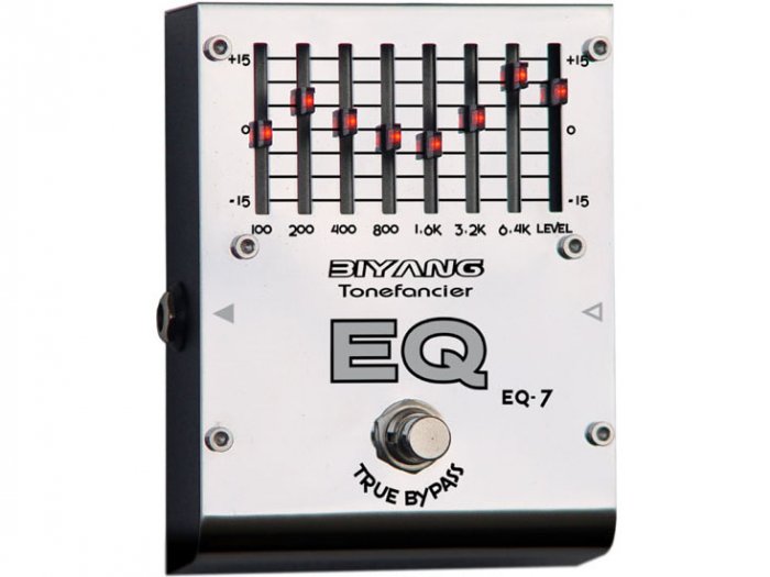 Free Shipping Biyang EQ-7—7 Band Graphic Equalizer Guitar Effect Pedal