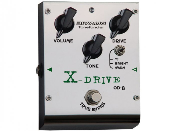 Free Shipping Biyang OD-8—Change chips overdrive pedal Guitar Effect Pedal