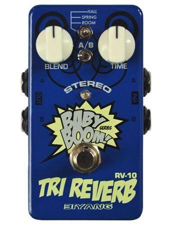 Free Shipping Biyang Babyboom RV-10—Stereo Reverb Guitar Effect Pedal