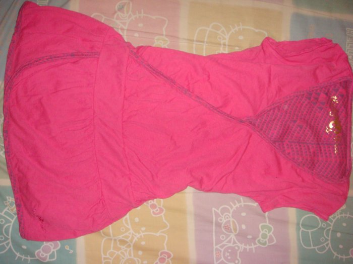 Pink long tee