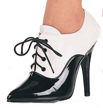 Women's Oxford Pump wit Lace Up Front