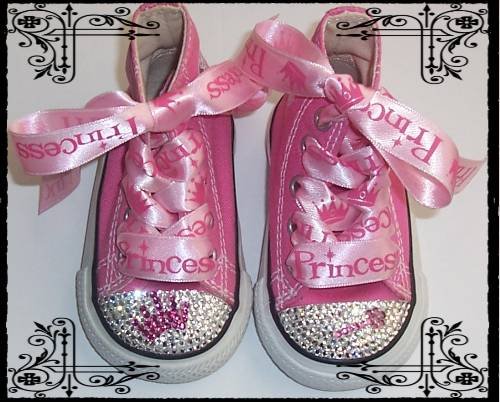 princess bling bling baby shoes