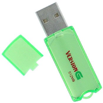 VERSION G 512 MB USB FLASH DRIVE