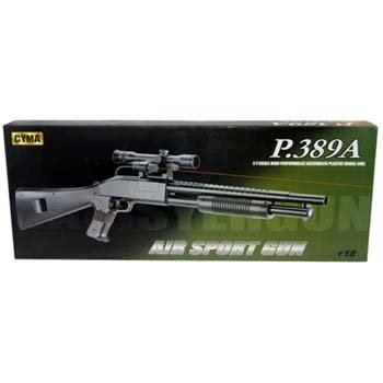 CYMA PUMP ACTION RIOT CONTROL SHOTGUN