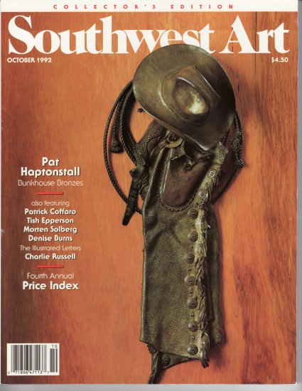 SOUTHWEST ART Collector's Edition October 1992 Price Index Western Art Magazine Back Issue