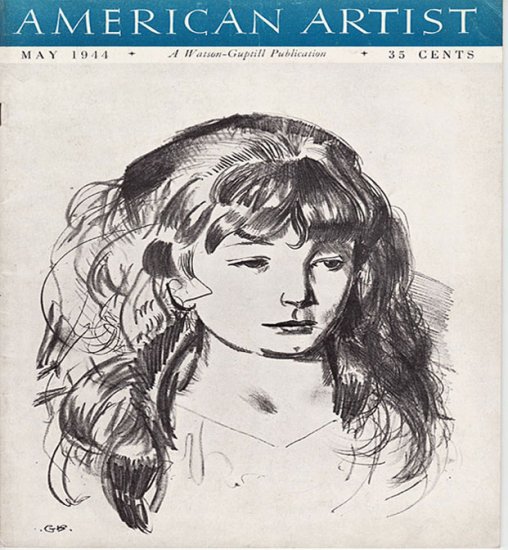 AMERICAN ARTIST Magazine May 1944 Watson-Guptil Publication Magazine Back Issue