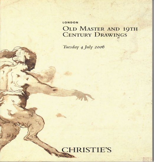 Christie's Old Master and 19th Century Drawings Han Hoffmann London 2006 Auction Catalog