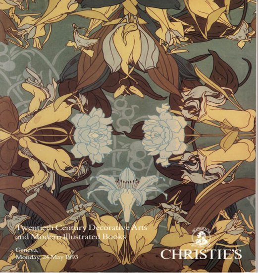 Christie's Important 20th Century Decorative Arts and Modern Illustrated Books Catalog 1993