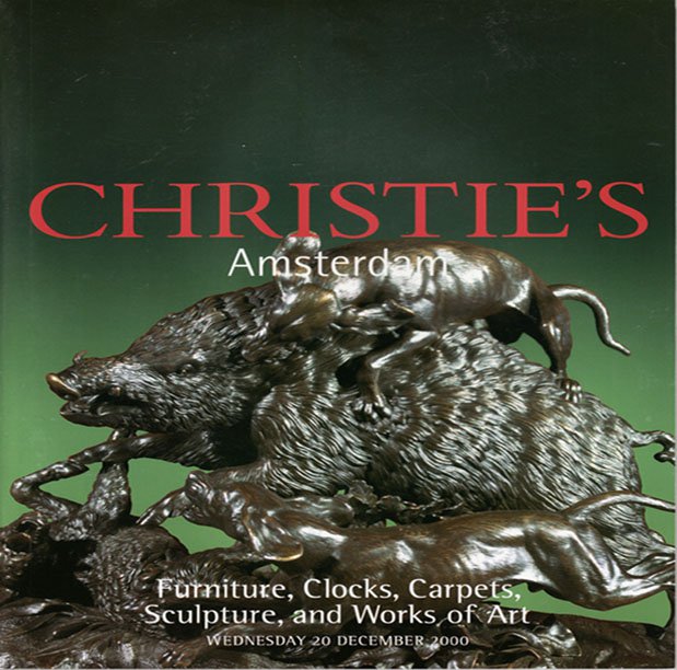 Christie's Amsterdam Furniture Clocks Carpets Sculpture and Works of Art Auction Catalog 2000