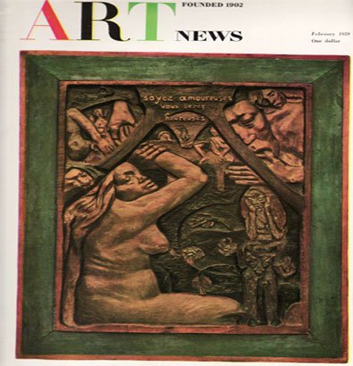 ARTnews Magazine February 1959 Gauguin Tura Copley Art Illustrations Articles Magazine Back Issue