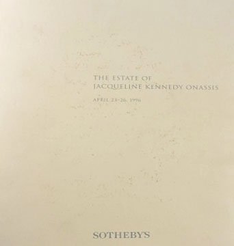 Sotheby's The Estate of Jacqueline Kennedy Onassis Auction Catalog Softcover New York 1996