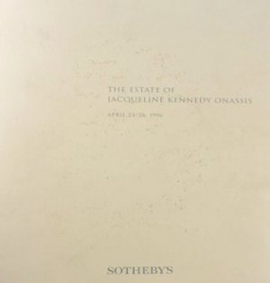 Sotheby's The Estate of Jacqueline Kennedy Onassis Auction Catalog Softcover New York 1996