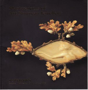 Sotheby's Masterpieces of Art Nouveau Jewellery Rene Lalique Auction Catalog Softcover 1997