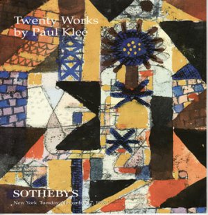 Sotheby's Twenty Works by Paul Klee Paintings and Drawings Auction Catalog Softcover November 1998