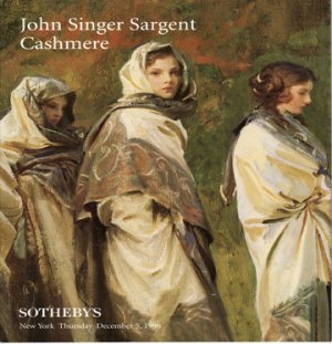 Sotheby's John Singer Sargent Cashmere Alpine Studies Painting Auction Catalog December 1996