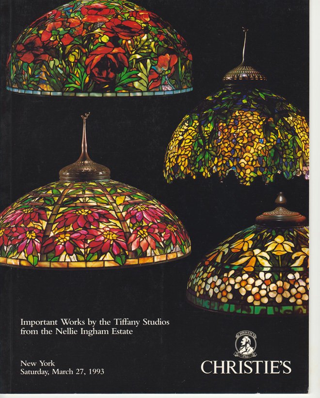 Christie's Important Works by the Tiffany Studios from the Nellie Ingham Estate Auction Catalog 1993