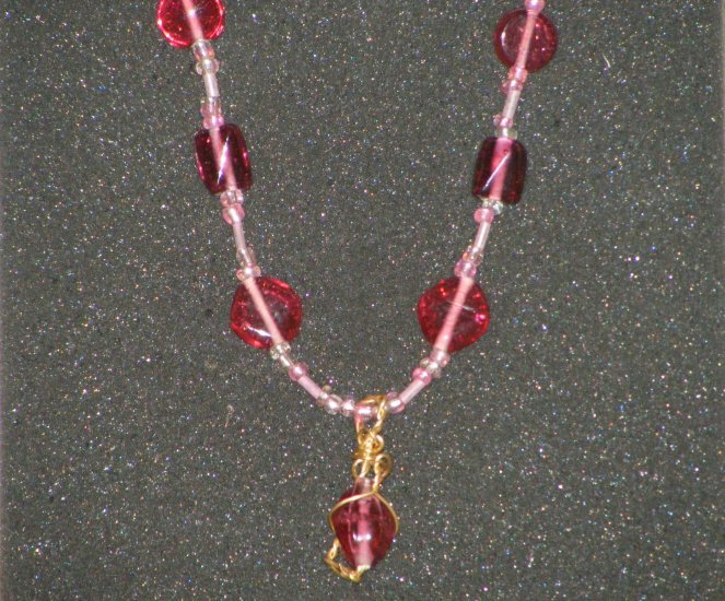 Handcrafted nugget necklace