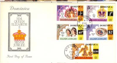 Dominica Silver Jubilee 1977 FDC