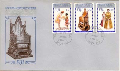 Fiji Silver Jubilee 1977 FDC