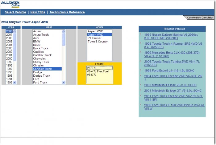 Temporary Access to ALLDATAPRO
