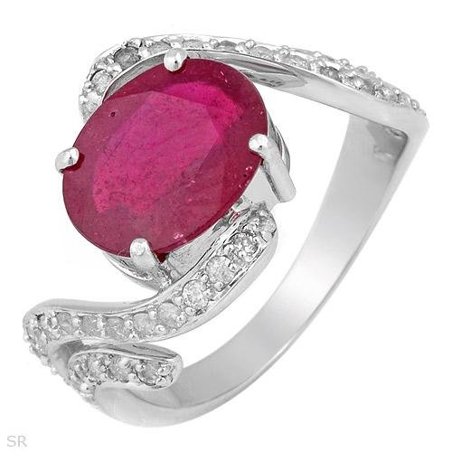 4.30ctw RUBY & Diamonds Ring! Appraised for $3,189!