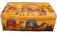 Yellow Camel Bone Jewelry Box