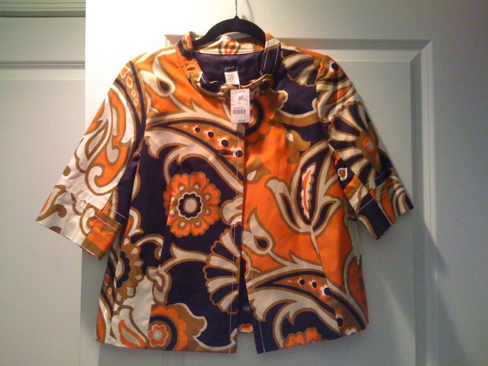 J Crew San Telmo jacket - NWT sz. 10