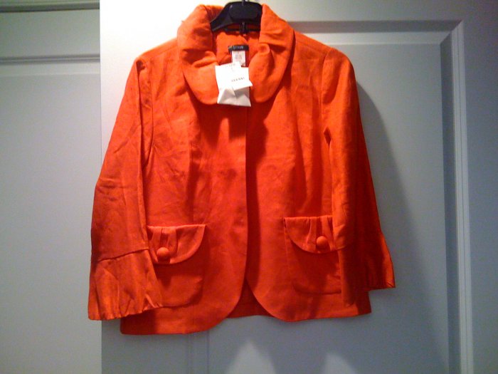 J Crew Solid Tulip jacket - NWT sz. 6