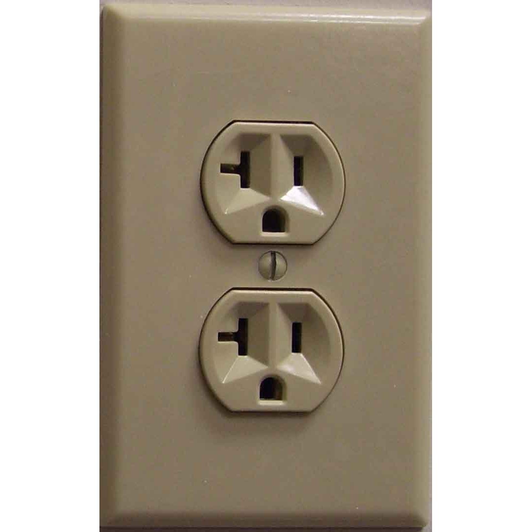 SecureGuard AC Powered Power Receptacle Outlet Battery Powered Nanny Camera