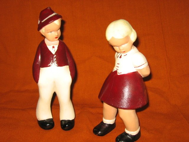 Alexander Backer Chalkware Figurines