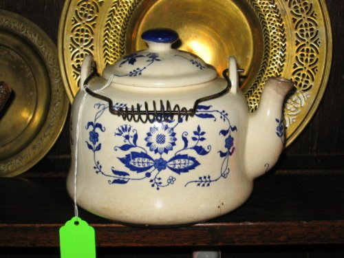 Blue Onion Teapot