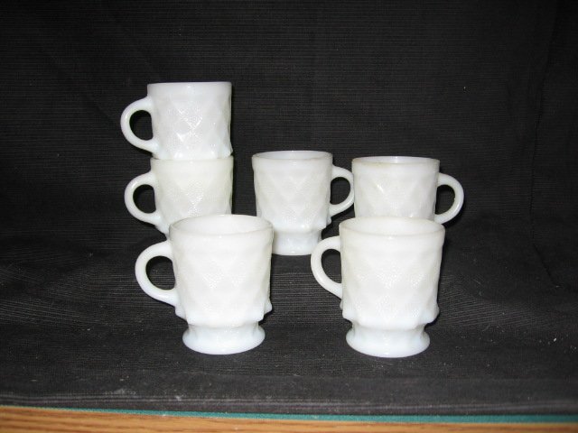 Fire King Anchor Hocking Diamond Cup
