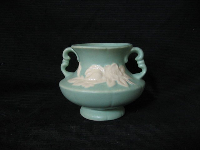 Weller jar with cameo rose