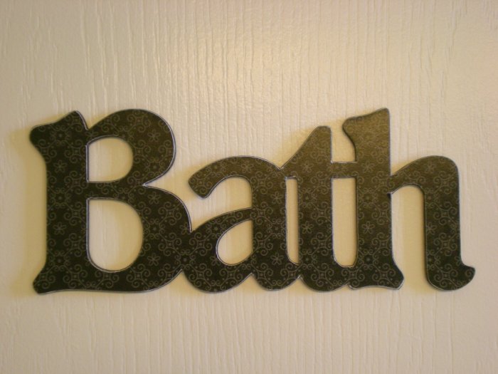 Custom Design Connected Wood Letters - Choose Your Design, Font, Size, Hanger