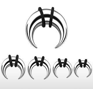 Surgical Steel Buffalo Taper 4 Gauge Earlet Expander C Ring (TSB)