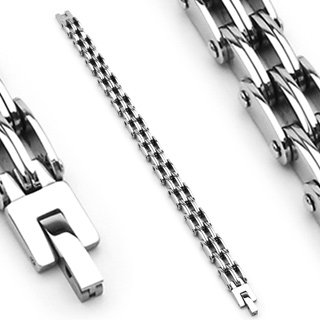 Stainless Steel Chain Link Mens Bracelet (6606)